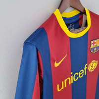 Camisola Manga Comprida Barcelona 10/11 - Grená