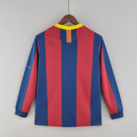 Camisola Manga Comprida Barcelona 10/11 - Grená