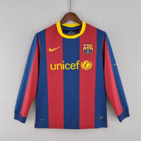 Camisola Manga Comprida Barcelona 10/11 - Grená